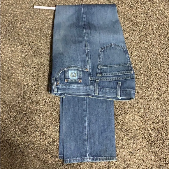 starched cinch jeans